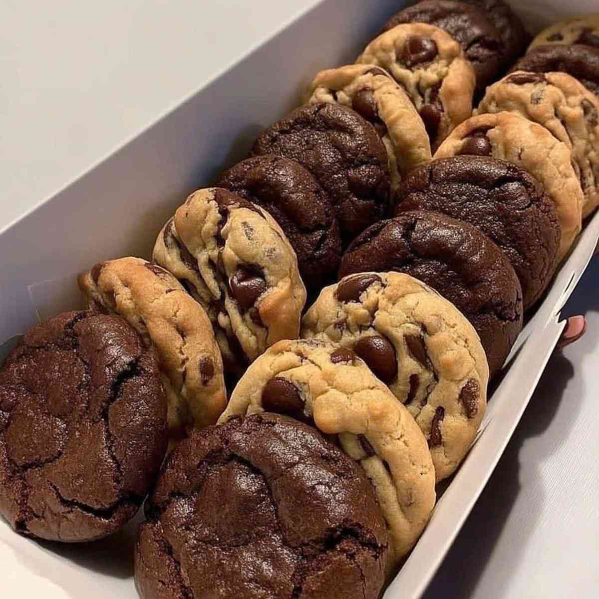 Rustic homemade cookies cooling on a rack
